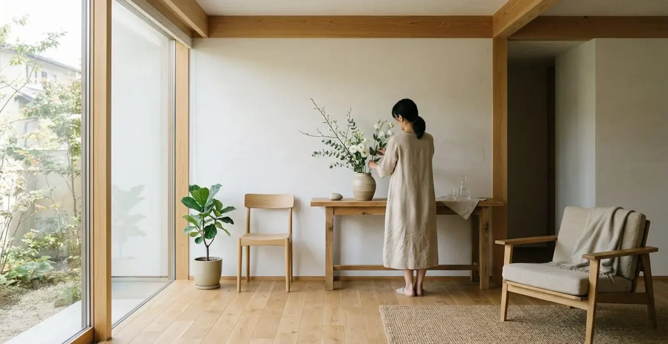 Intérieur harmonieux reflétant l'influence de Vénus sur l'esthétique personnelle